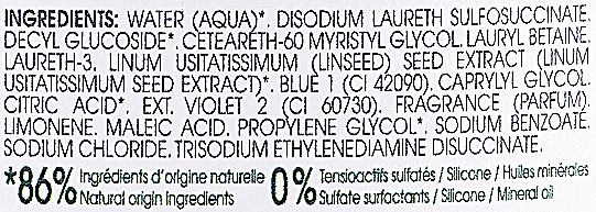 Szampon zwiększający objętość z organicznym ekstraktem z lnu - Klorane Volume -Fine Hair with Organic Flax — Zdjęcie N6
