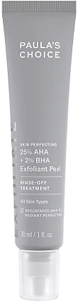 Delikatny peeling wygładzający zmarszczki - Paula's Choice Skin Perfecting 25% AHA + 2% BHA Exfoliant Peel — Zdjęcie N1