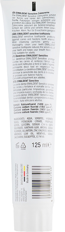 Pasta do wrażliwych zębów - Emaldent Sensitive Toothpaste — Zdjęcie N2