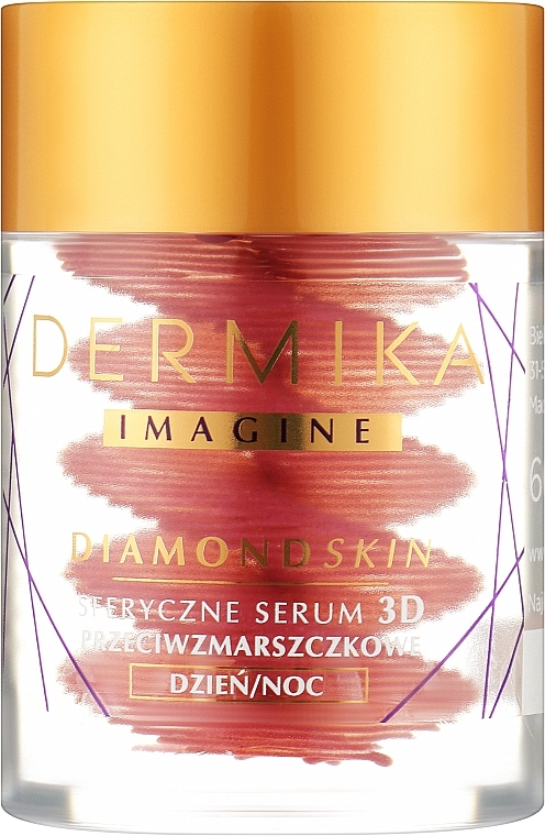 Serum przeciwzmarszczkowe - Dermika Imagine Diamond Skin Spherical Anti-wrinkle Serum 3D Day & Night — Zdjęcie N1