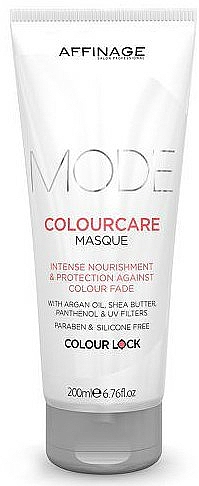 Zestaw do włosów farbowanych - Affinage Salon Professional Mode Colour Care (shm/275ml + cond/275ml + mask/200ml) — Zdjęcie N2