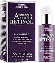 Skoncentrowane serum przeciwstarzeniowe z retinolem - Instytutum A-Superpacked X-strength Retinol Serum — Zdjęcie N3