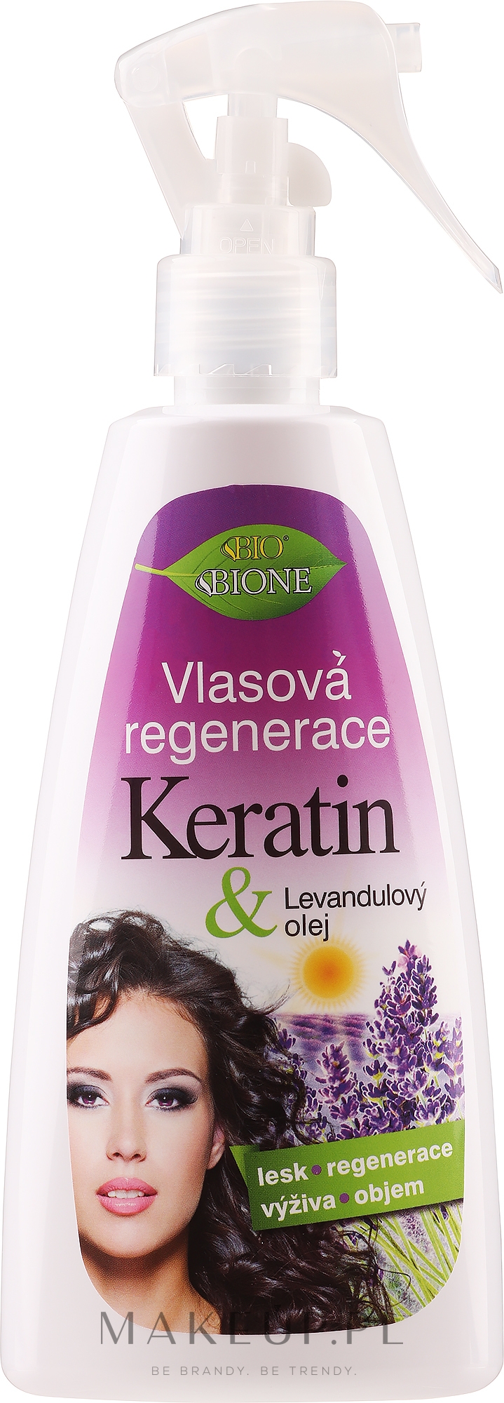 Regenerujący spray do włosów Lawenda - Bione Cosmetics Lavender Spray — Zdjęcie 260 ml