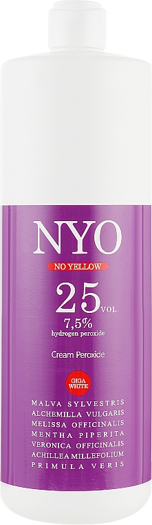 Krem-utleniacz do włosów 7,5% - Faipa Roma Nyo Cream Peroxide — Zdjęcie N1