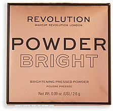 Puder do twarzy - Makeup Revolution Eye Bright Setting Powder — Zdjęcie N3