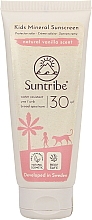 Kup Dziecięcy krem​​ przeciwsłoneczny do twarzy i ciała Wanilia - Suntribe Kids Mineral Sunscreen SPF 30 Vanilla Yum Yum Face And Body Cream