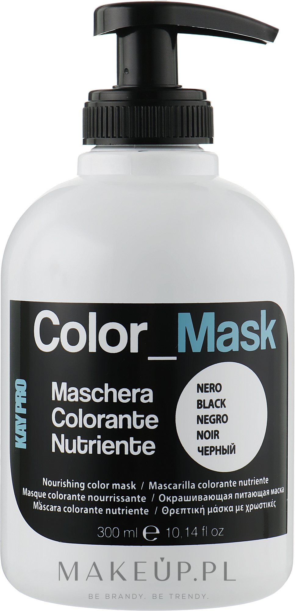 Odżywcza maska tonująca do włosów - KayPro Color Mask — Zdjęcie Czarny