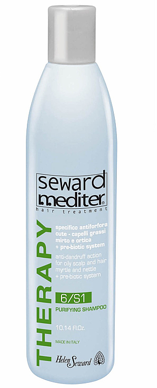 Szampon przeciwłupieżowy do tłustej skóry głowy - Helen Seward Therapy Purifying Shampoo