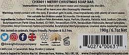 Świąteczne mydło w kostce z masłem shea - The English Soap Company Merry Christmas Luxury Vegetable Soap — Zdjęcie N2