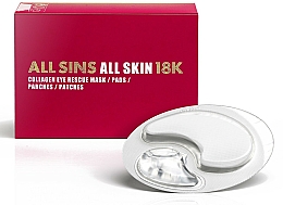 Kup Maska na okolice oczu z kolagenem - All Sins 18k Colagen Eye Rescue Mask