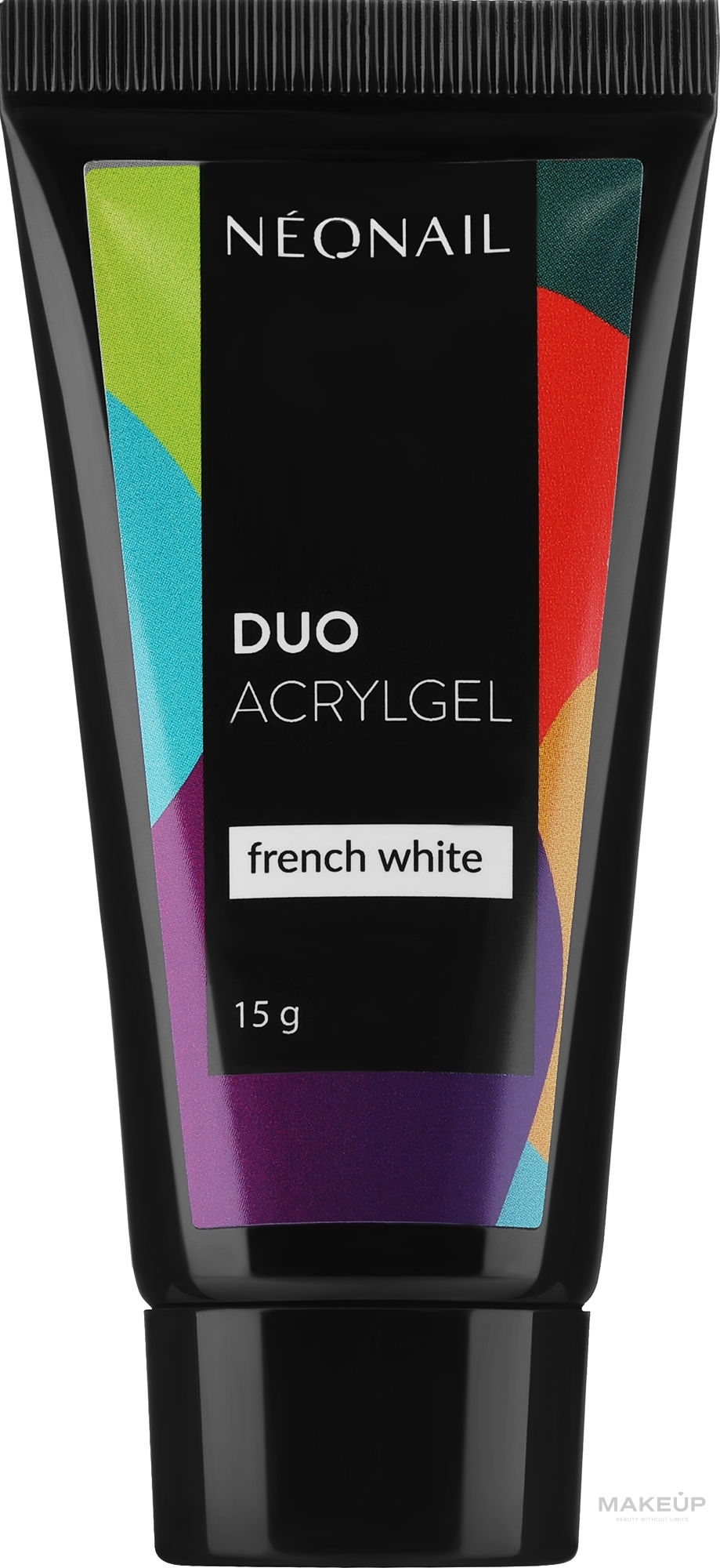 Akrylowy żel do paznokci, 15 g - NeoNail Professional Duo Acrylgel — Zdjęcie French White