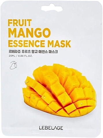Maseczka do twarzy z ekstraktem z mango - Lebelage Fruit Mango Essence Mask — Zdjęcie N1