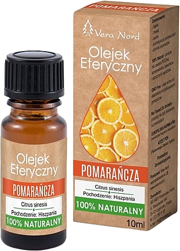 Olejek eteryczny Pomarańcza - Vera Nord Orange Essential Oil — Zdjęcie N1