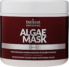 Kup Odmładzająca maska algowa do twarzy ze śluzem ślimaka - Farmona Professional Algae Mask With Snail Sluice