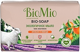 Kup Ekologiczne mydło toaletowe z olejkami eterycznymi z lawendy, mięty pieprzowej i pomarańczy - BioMio Bio-Soap
