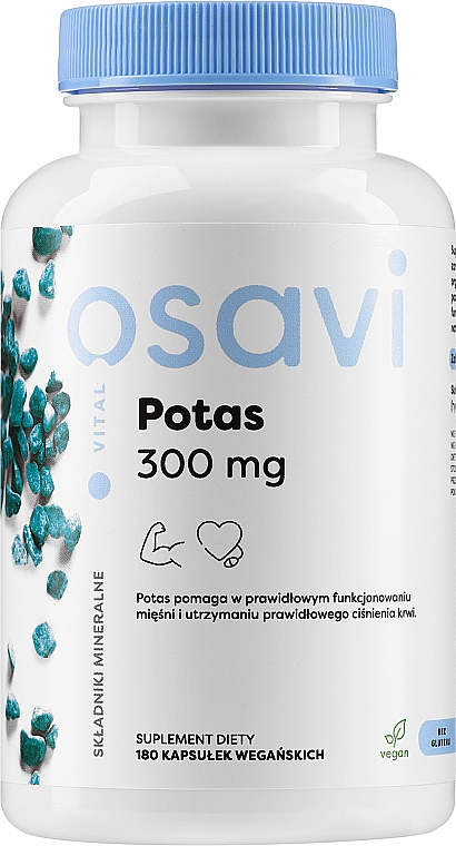 Suplement diety Potas 300 mg - Osavi — Zdjęcie N3