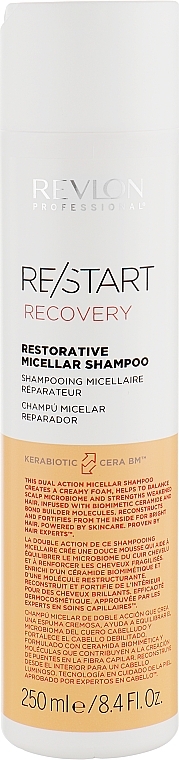 Regenerujący szampon micelarny - Revlon Professional Restart Recovery Restorative Micellar Shampoo