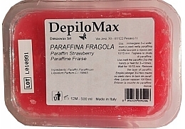 Parafina kosmetyczna Truskawka - DimaxWax DepiloMax Parafin Strawberry — Zdjęcie N2