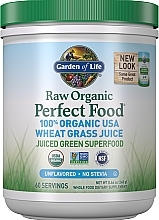 Suplement diety Surowa organiczna trawa pszeniczna - Garden of Life Raw Organic Perfect Food Wheat Grass Juice Unflavored  — Zdjęcie N1