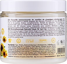 Regenerująca maska odżywcza do włosów - MaterNatura Sunflower Seeds Restoring Mask — Zdjęcie N2