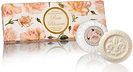 Kup Zestaw naturalnych mydeł w kostce Róża - Saponificio Artigianale Fiorentino Rose Blossom Soap (3 x soap 100 g)