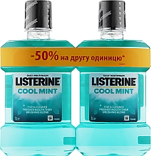 Kup Zestaw - Listerine Cool Mint (mouth/wash/2x1000ml)