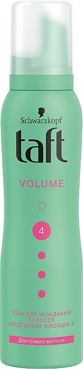 Pianka do włosów Supermocne utrwalenie i objętość - Taft Volume