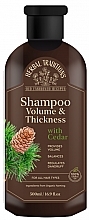 Szampon nadający objętość i wzmacniający włosy z cedrem - Herbal Traditions Shampoo Volume & Thickness With Cedar  — Zdjęcie N1