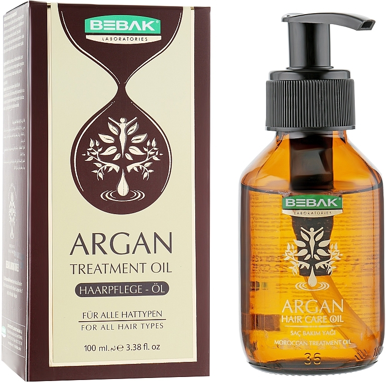 Olej arganowy do włosów - Bebak Laboratories Argan Treatment Oil — Zdjęcie N1
