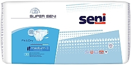 Pieluchy dla dorosłych, 75-110 cm - Seni Super Seni Medium 2 Fit & Dry — Zdjęcie N2