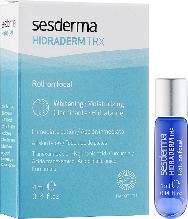 Kuracja roll-on przeciw plamom pigmentacyjnym - SesDerma Laboratories Hidraderm TRX Roll-On Focal — Zdjęcie N2