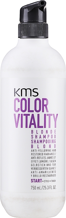PRZECENA! Szampon do włosów blond i rozjaśnianych - KMS California Colorvitality Blonde Shampoo * — Zdjęcie N3