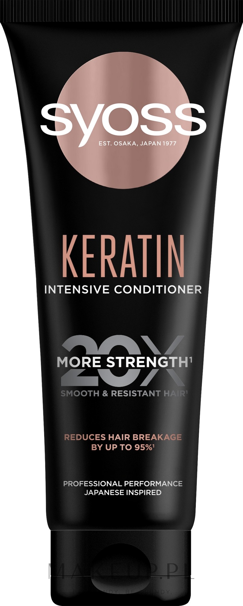 Intensywna odżywka do włosów słabych i łamliwych - Syoss Keratin Intensive Conditioner — Zdjęcie 250 ml