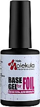 Baza do foliowych zdobień paznokci - Nails Molekula Base Gel For Foil — Zdjęcie N1