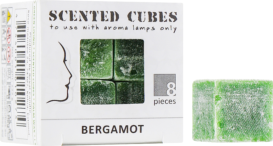 wosk zapachowy w kostkach Bergamotka - Scented Cubes Bergamot Candle — Zdjęcie N1