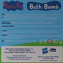 Musująca kula do kąpieli dla dzieci - Peppa Pig Bath Bomb With Natural Grape Seed And Avocado Oil — Zdjęcie N2