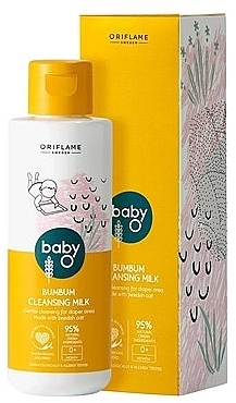 PRZECENA! Mleczko oczyszczające skórę pod pieluchą - Oriflame Baby O Bumbum Cleansing Milk * — Zdjęcie N2