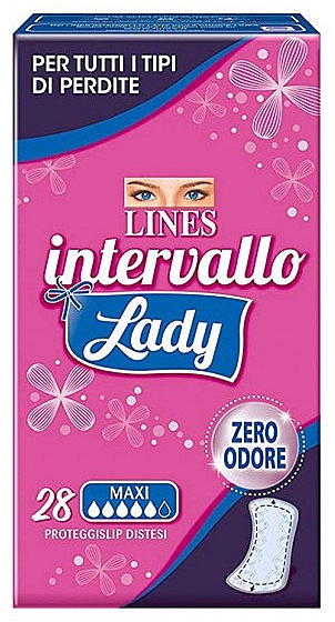 Podpaski higieniczne na dzień, 28 szt. - Lines Intervallo Lady Plus Maxi — Zdjęcie N1
