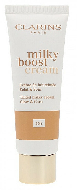 Ultralekki krem koloryzujący do twarzy - Clarins Milky Boost Cream Tinted Milky Cream — Zdjęcie N1