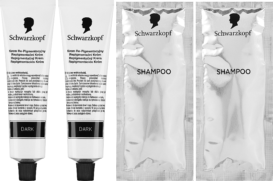 PRZECENA! Krem do włosów maskujący siwiznę dla mężczyzn - Schwarzkopf Re-Nature Men Re-Pigmentation Cream * — Zdjęcie N2