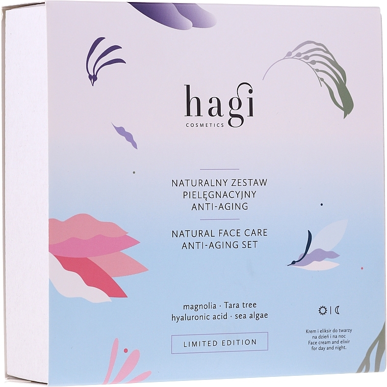 PRZECENA! Zestaw - Hagi Natural Face Care Anti-aging Set (cr/30 ml + elixir/30 ml) * — Zdjęcie N1