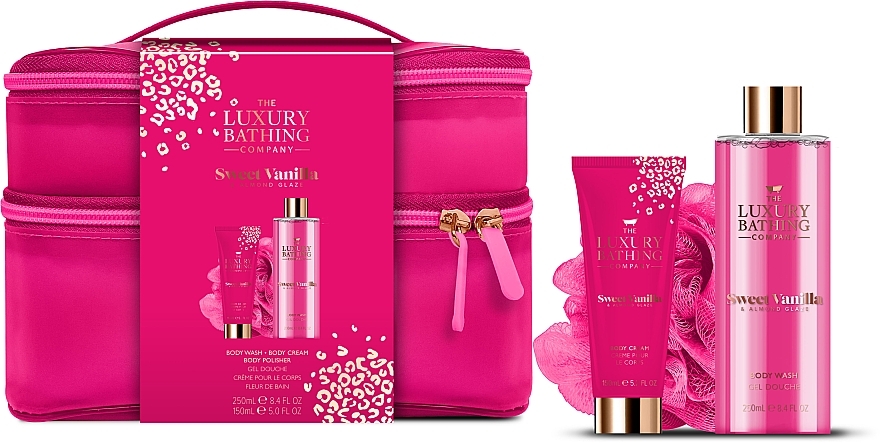 Zestaw - Grace Cole The Luxury Bathing Escape Set (sh/gel/250ml + b/cr/150ml+acc/1pcs)  — Zdjęcie N1