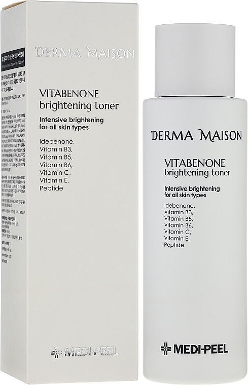 Witaminowy tonik wyrównujący koloryt skóry twarzy - MEDIPEEL Derma Maison Vitabenone Brightening Toner — Zdjęcie N2