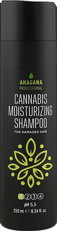 Szampon nawilżający z olejem z konopi - Anagana Cannabis Moisturizing Shampoo — Zdjęcie N1