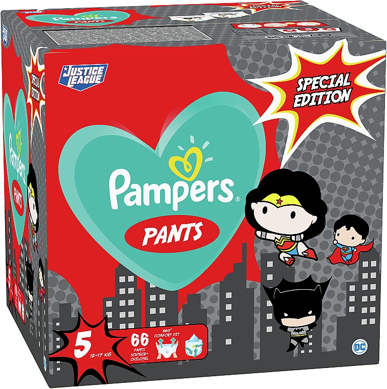 Pieluchomajtki Pants Special Edition, rozmiar 5 (12-17 kg), 66 szt. - Pampers — Zdjęcie N2