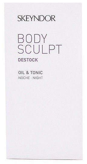 Dwufazowy olejek redukujący do ciała - Skeyndor Body Sculpt Oil & Tonic Night — Zdjęcie N2