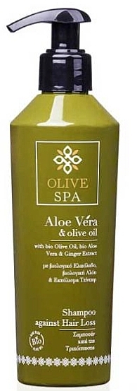 Szampon przeciw wypadaniu włosów - Olive Spa Aloe Vera Shampoo Against Hair Loss — Zdjęcie N1