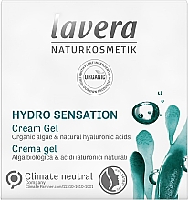 Kremowy żel do twarzy z algami i kwasem hialuronowym - Lavera Hydro Sensation Cream Gel — Zdjęcie N1