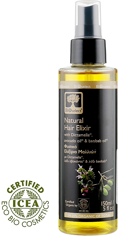 Naturalny eliksir do włosów - BIOselect Natural Hair Elixir With Dictamella