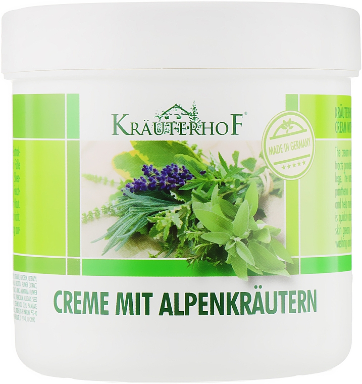 Krem do stóp z ziołami alpejskimi - Krauterhof Herbal Essence Massage Cream — Zdjęcie N1